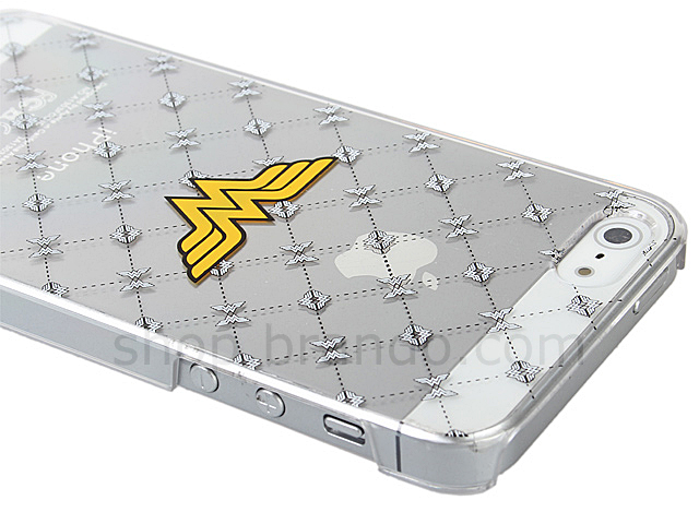 iPhone 5 DC Comics Heroes - Wonder Woman Crystal Case + Front/Rear Screen Protector Set (Limited Edition)