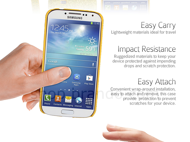Samsung Galaxy S4 Glitter Plactic Hard Case