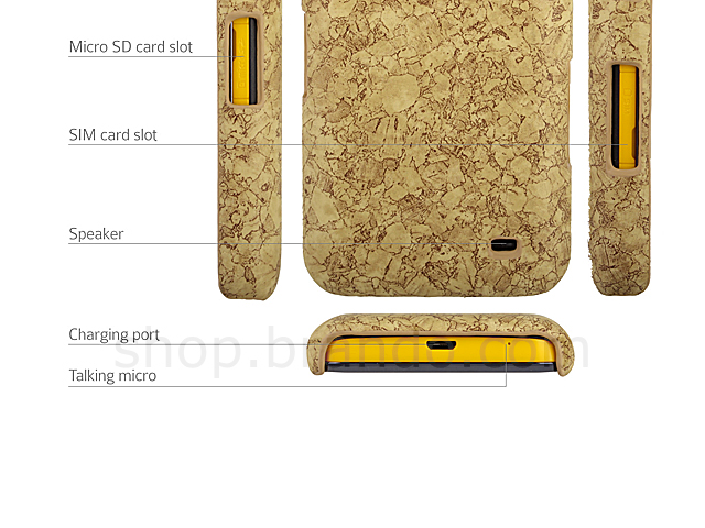 Samsung Galaxy Beam GT-I8530 Pine Coated Plastic Case