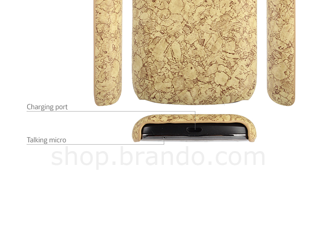 Samsung Galaxy Y Duos GT-S6102 Pine Coated Plastic Case