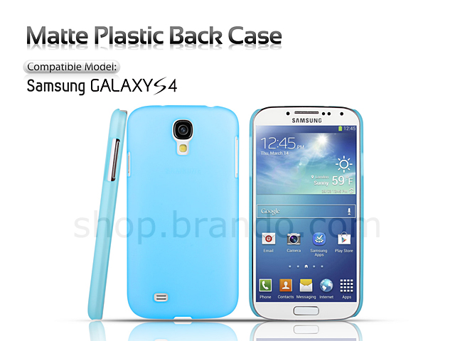 Samsung Galaxy S4 Matte Plastic Back Case