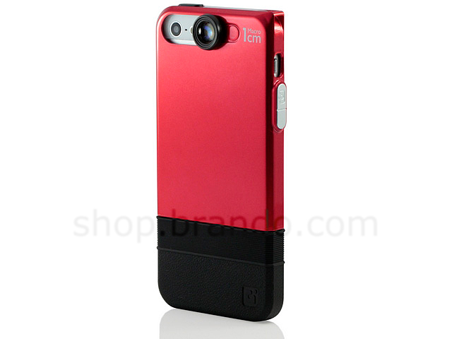 iPhone 5 / 5s Double-Layer Protective Case with 1cm Macro Lens