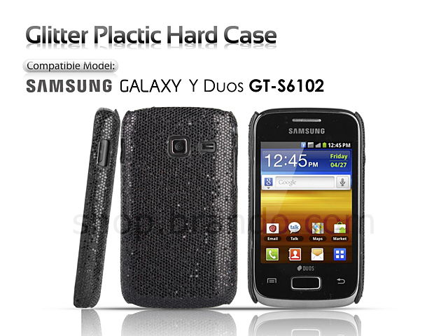 Samsung Galaxy Y Duos GT-S6102 Glitter Plactic Hard Case