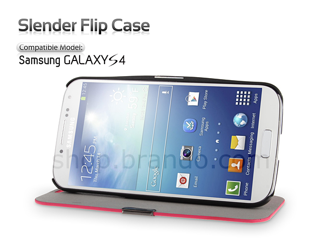 Slender Flip Case for Samsung Galaxy S4