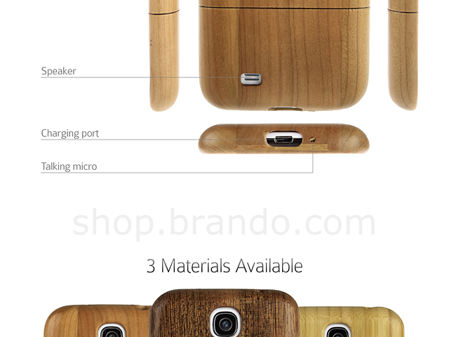 Samsung Galaxy S4 Wooden Back Case