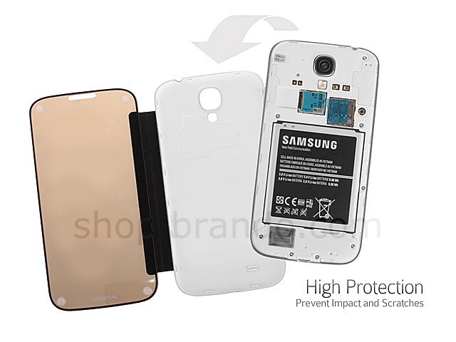 Anymode Mirror Flip Case for Samsung Galaxy S4
