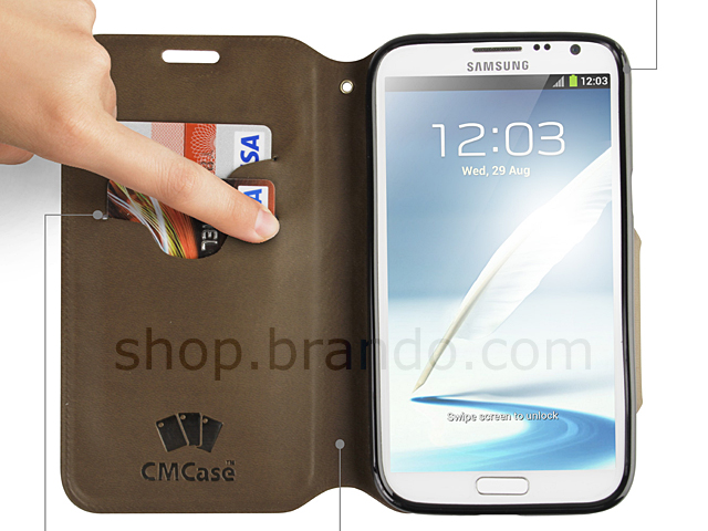 Samsung Galaxy Note II Printed Wallet Case
