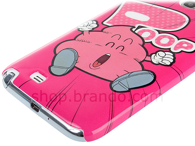 Samsung Galaxy Note II GT-N7100 Dr. Slump - Pink Mr. POOP Protective Back Case (Limited Edition)