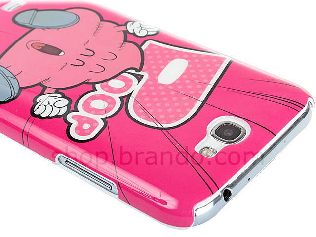Samsung Galaxy Note II GT-N7100 Dr. Slump - Pink Mr. POOP Protective Back Case (Limited Edition)