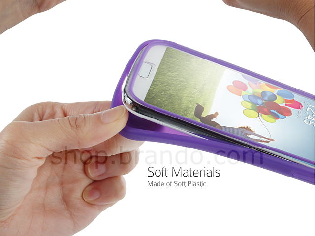 Samsung Galaxy S4 Plastic Case w/ Semi-transparent Face Cover