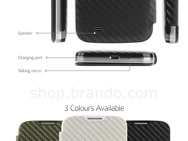 ANYMODE Woven Leather Case for Samsung Galaxy S4