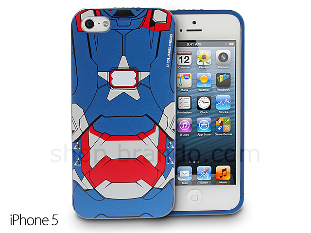 iPhone 5 / 5s Iron Man - Iron Patriot Phone Case with Bonus Bumper (Limited Edition)