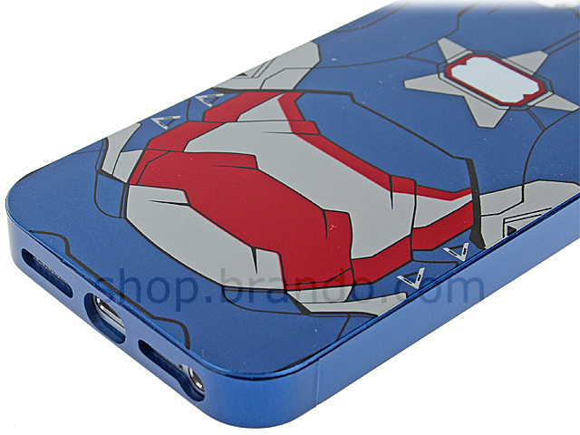 iPhone 5 / 5s Iron Man - Iron Patriot Phone Case with Bonus Bumper (Limited Edition)