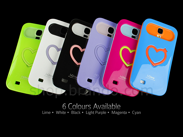 i-Glow Case with Stand For Samsung Galaxy S4