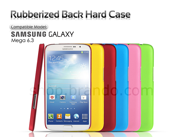 Samsung GALAXY Mega 6.3 Rubberized Back Hard Case