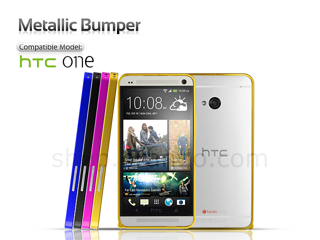 HTC One Metallic Bumper