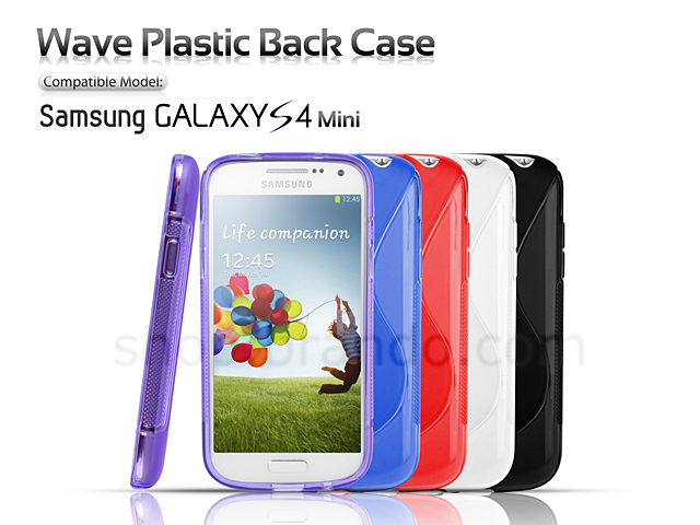 Samsung Galaxy S4 mini Wave Plastic Back Case