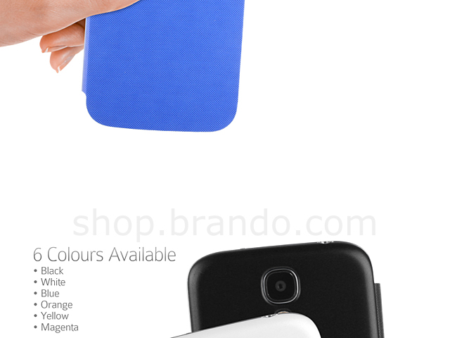 Replacement Back Cover with Flip Cover for Samsung Galaxy S4