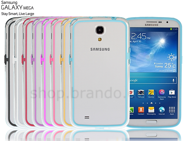 Samsung GALAXY Mega  6 3 Transparent Ultra Slim Bumper