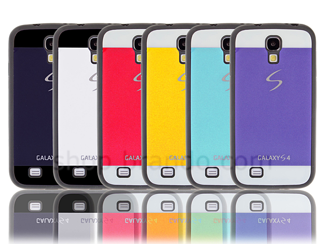 Samsung Galaxy S4 Dual Color Case w/ Rubber Lining