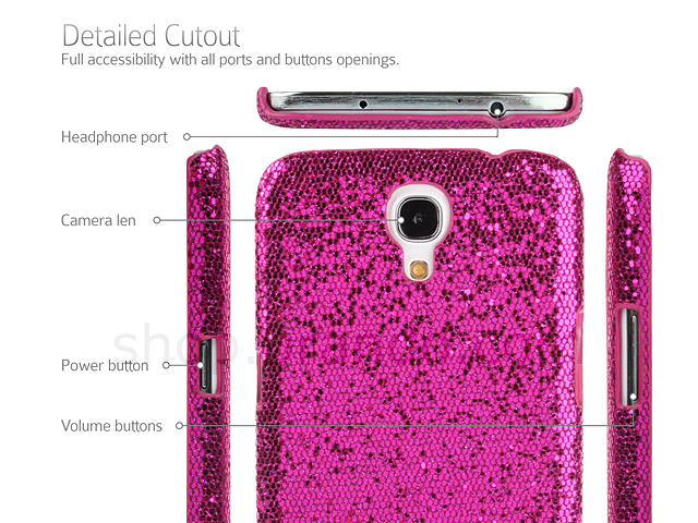 Samsung Galaxy Mega 6.3 Glitter Plactic Hard Case