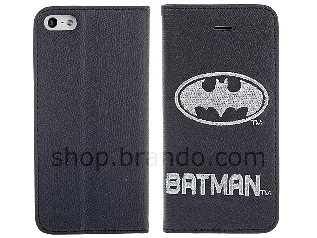 iPhone 5 / 5s DC Comics Heroes - Batman Leather Flip Case (Limited Edition)