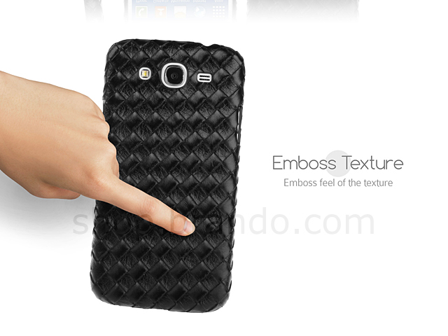 Samsung GALAXY Mega 5.8 Duos Woven Leather Case