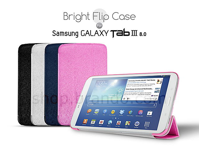 Bright Flip Case for Samsung Galaxy Tab 3 8.0