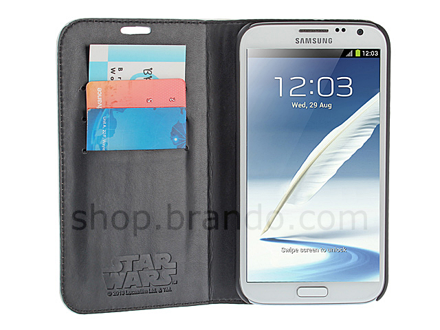 Samsung Galaxy Note II GT-N7100 Star Wars - Stormtrooper Leather Flip Case (Limited Edition)