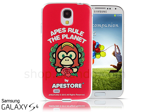 Samsung Galaxy S4 APESTORE - Rose Apes Back Case