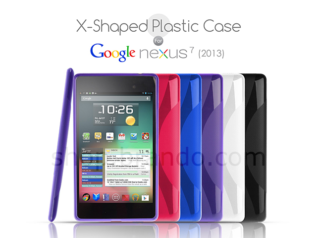 Google Nexus 7 (2013) X-Shaped Plastic Back Case