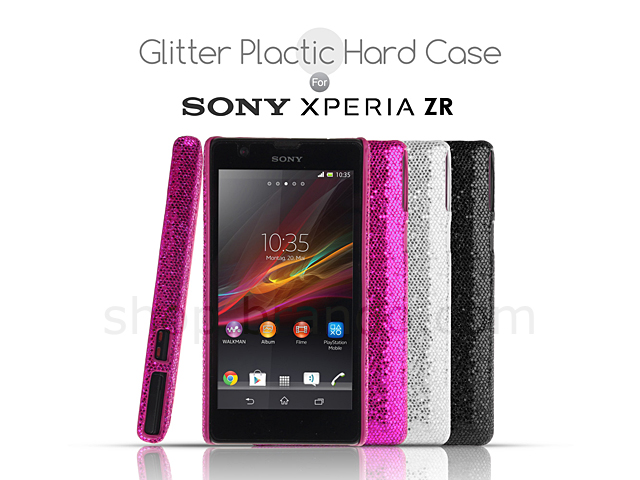 Sony Xperia ZR (Xperia A) Glitter Plactic Hard Case