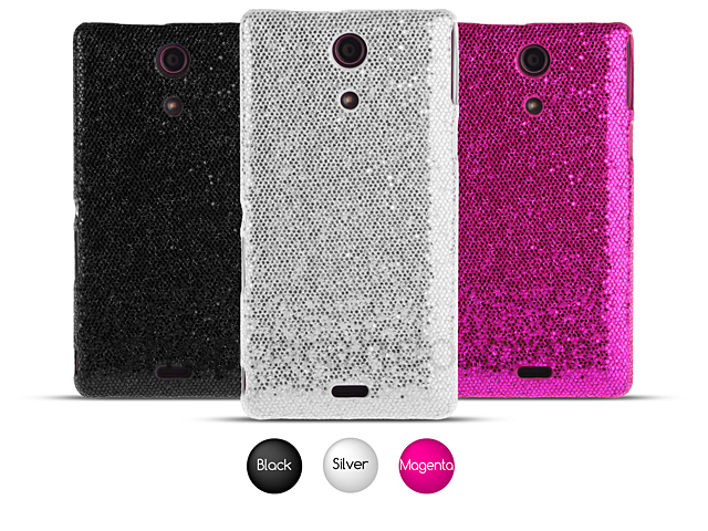 Sony Xperia ZR (Xperia A) Glitter Plactic Hard Case