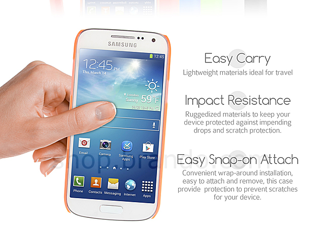 Samsung Galaxy S4 mini Matte Plastic Back Case