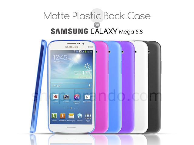 Samsung Galaxy Mega 5.8 Duos Matte Plastic Back Case