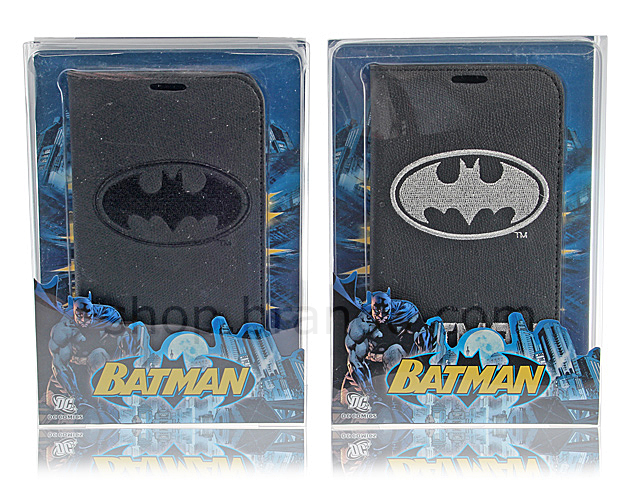 Samsung Galaxy Note II GT-N7100 DC Comics Heroes - Batman Leather Flip Case (Limited Edition)