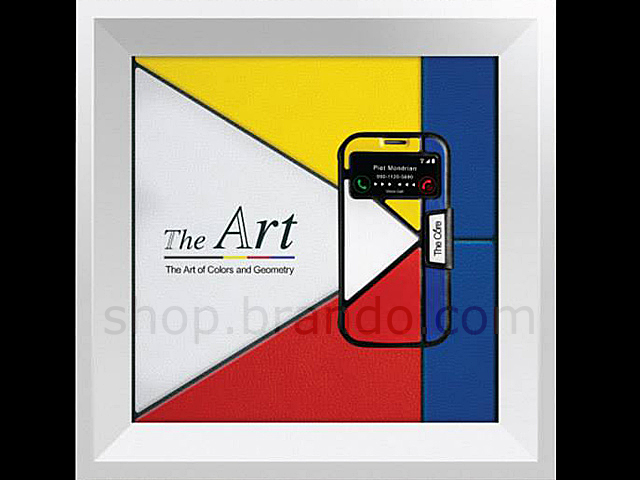 Momax Samsung Galaxy S4 The Art Stand View Case - Mondrian Series