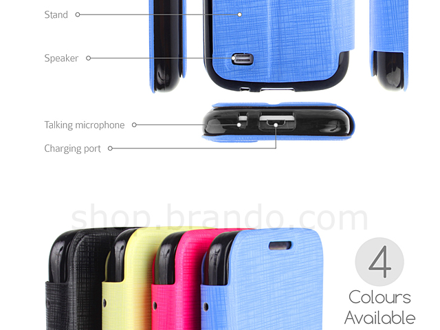 Ripstop Flip Case For Samsung Galaxy S4 Mini
