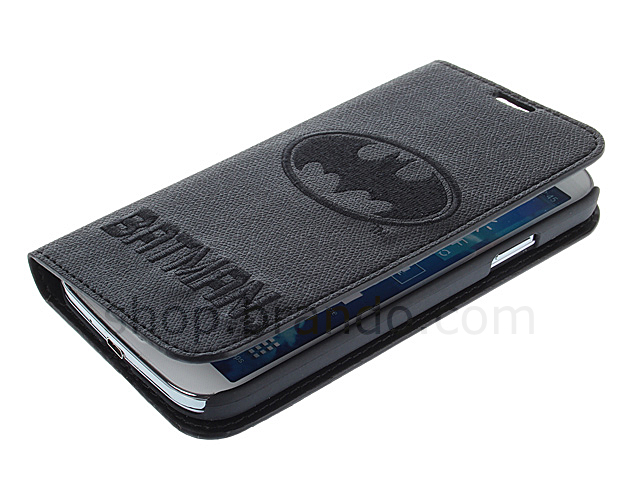 Samsung Galaxy S4 DC Comics Heroes - Batman Leather Flip Case (Limited Edition)