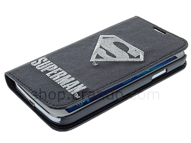 Samsung Galaxy S4 DC Comics Heroes - Superman Leather Flip Case (Limited Edition)