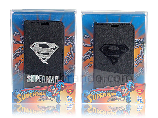 Samsung Galaxy S4 DC Comics Heroes - Superman Leather Flip Case (Limited Edition)