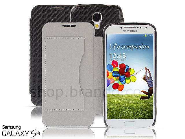 Non-Magnetic Samsung Galaxy S4 Twilled Flip Cover Case