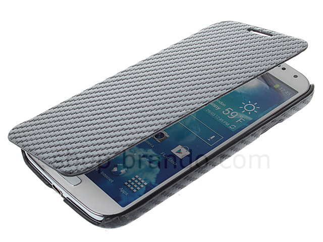 Non-Magnetic Samsung Galaxy S4 Twilled Flip Cover Case