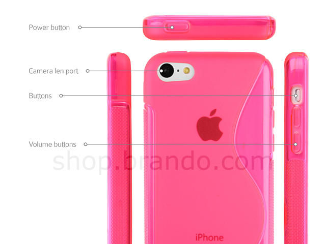 iPhone 5c Wave Plastic Back Case