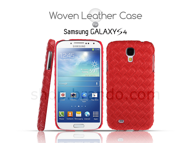 Samsung Galaxy S4 Woven Leather Case