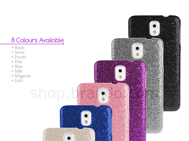 Samsung Galaxy Note 3 Glitter Plactic Hard Case
