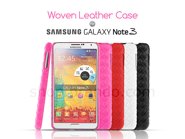 Samsung Galaxy Note 3 Woven Leather Case