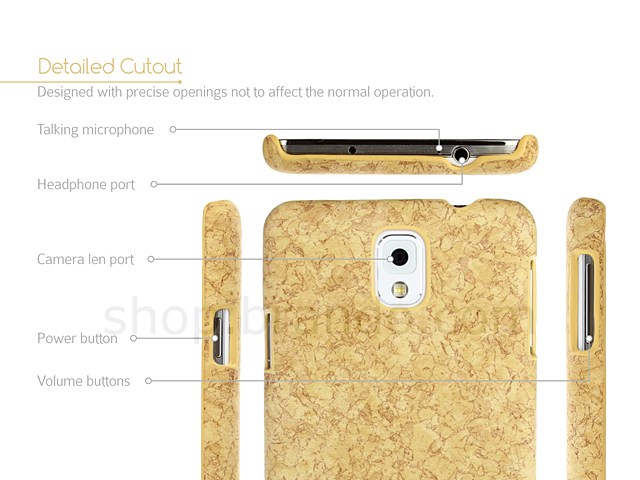 Samsung Galaxy Note 3 Pine Coated Plastic Case