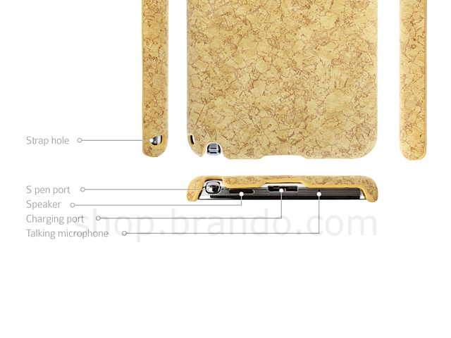 Samsung Galaxy Note 3 Pine Coated Plastic Case