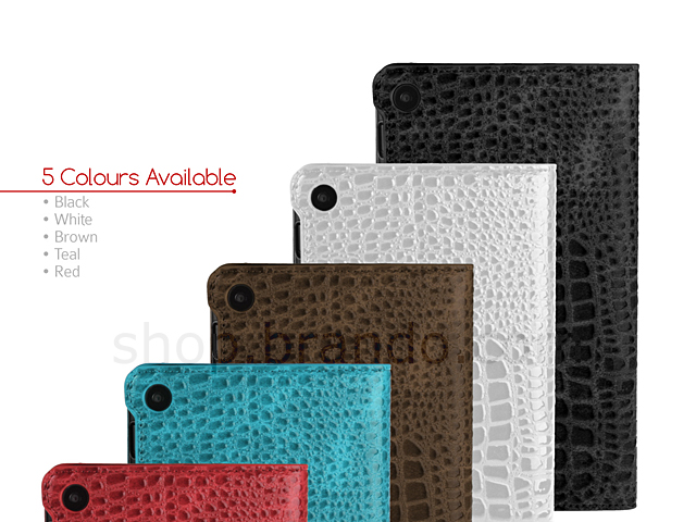 Google Nexus 7 (2013) Crocodile Plastic Case